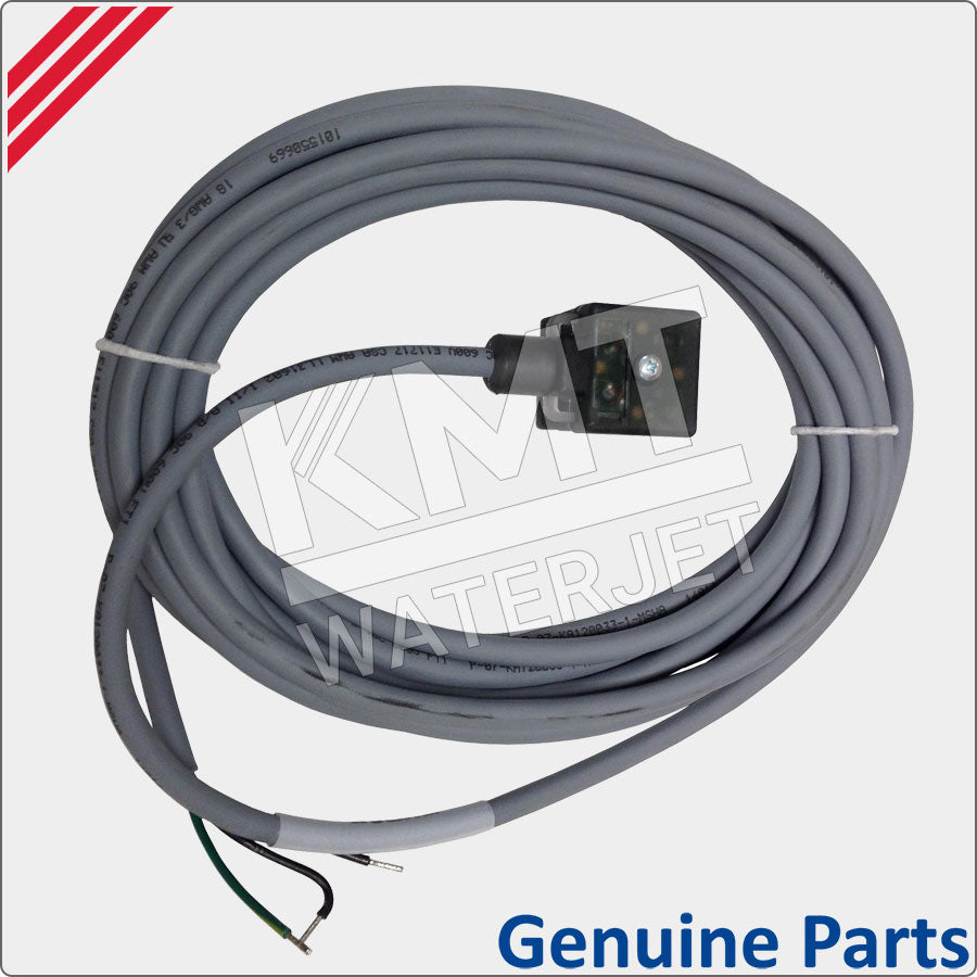 CABLE - 90 DEGREE PLUG, DIN CONN, 196" - KMT WATERJET GENUINE PART