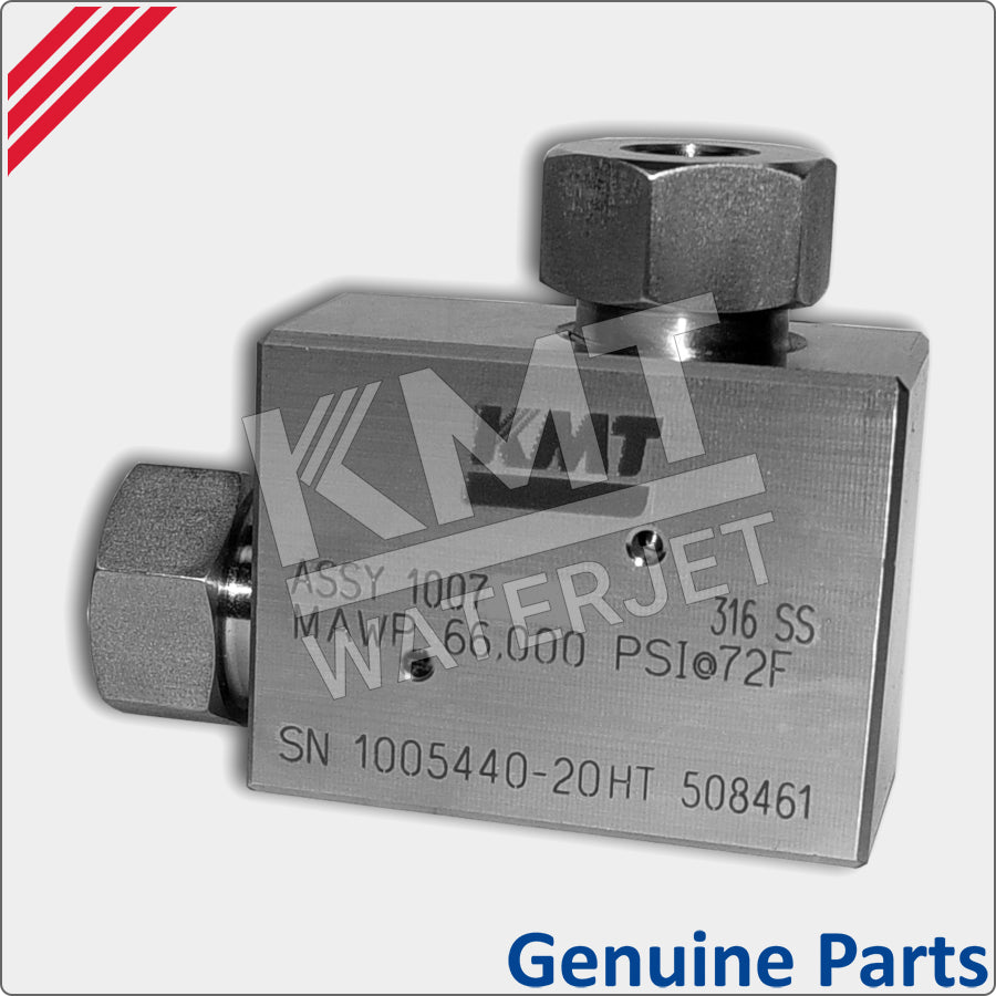Elbow Assembly, HP, SST, 60K, KMT WATERJET PART