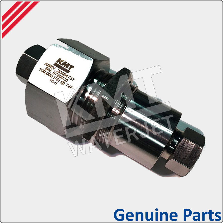 Coupling Assembly, Bulkhead, UHP, Female to Female, 90K, KMT PART