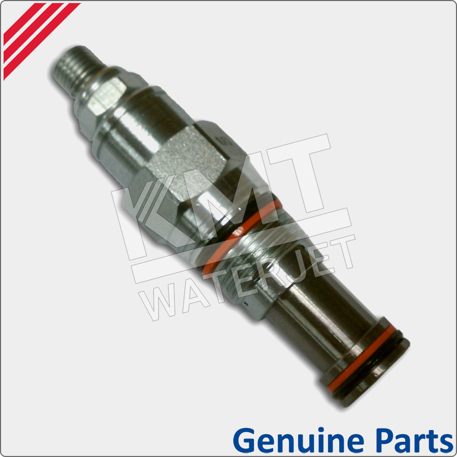 HYDRAULIC RELIEF VALVE, SCREW ADJUSTABLE, KMT WATERJET PART