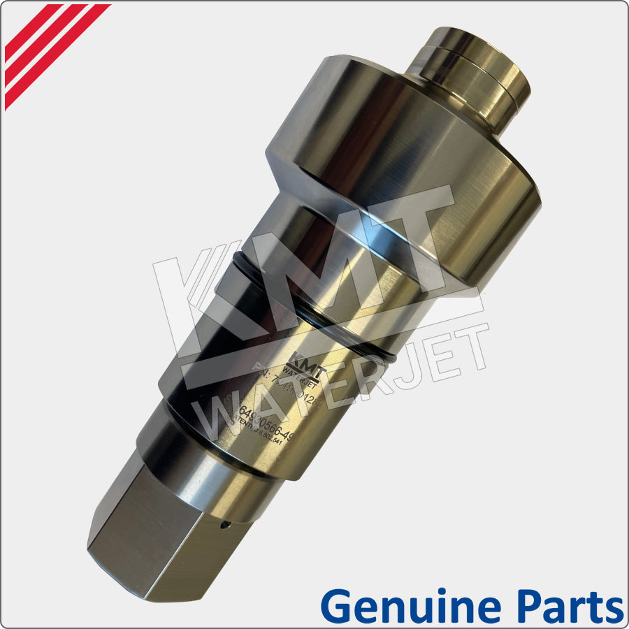 Sealing Head Assembly, UHP, PRO III, .875 Plunger, Offset Outlet, Coned Discharge Seat, 90K, KMT Genuine Part