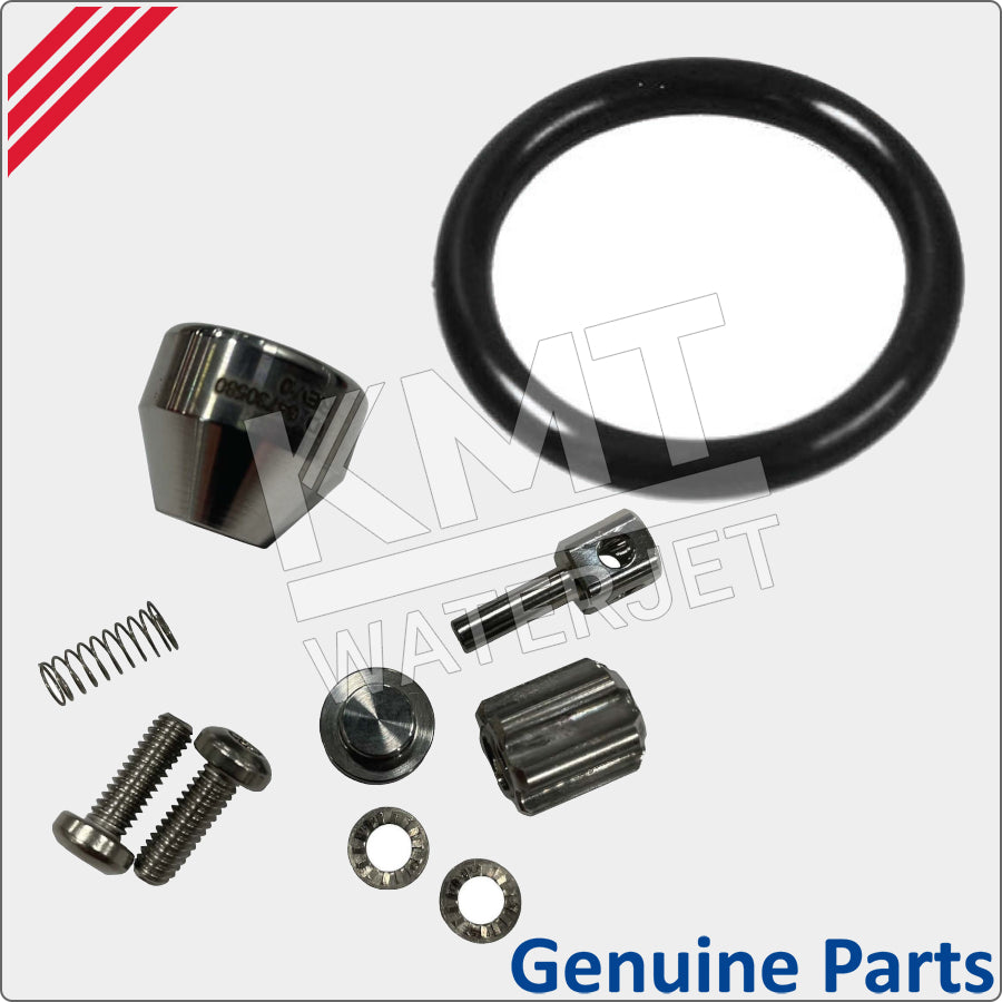 Kit, UHP Check Valve Repair, Inlet-Outlet, .875 Plunger, Tapered Outlet Seat Style, 90K, KMT Genuine Part