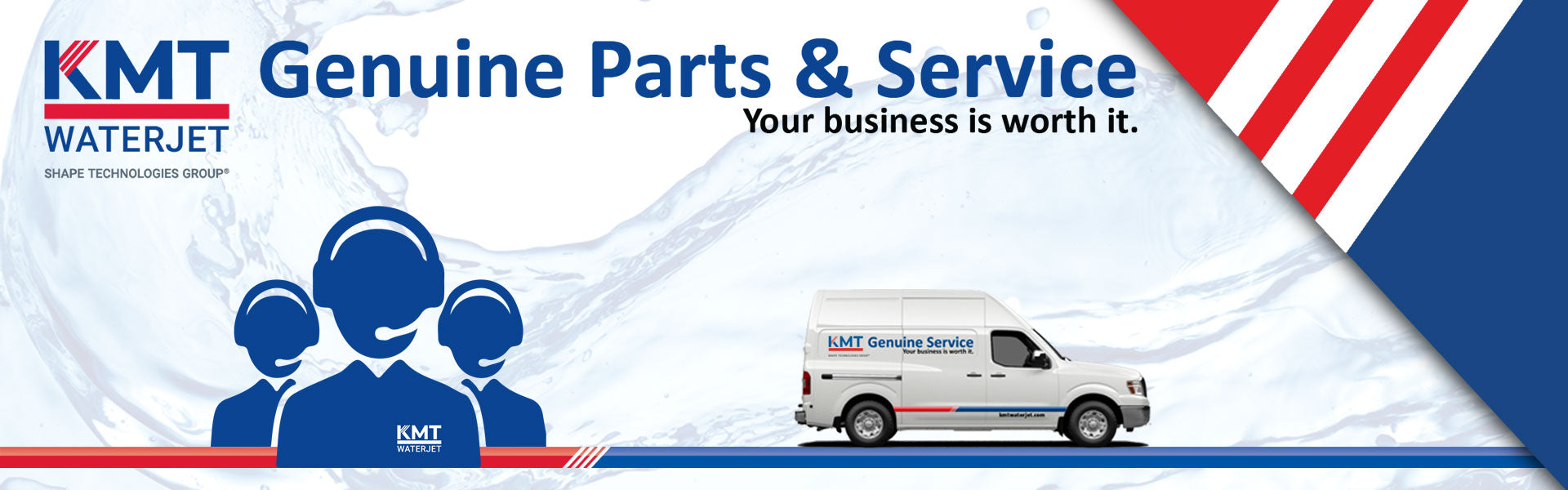 KMT Waterjet Parts Seals, Focus Tubes, Valves, Hoses, Tubing, Orifice